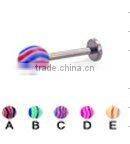 lip jewelry piercing body jewelry labret stud waves piercing jewelry