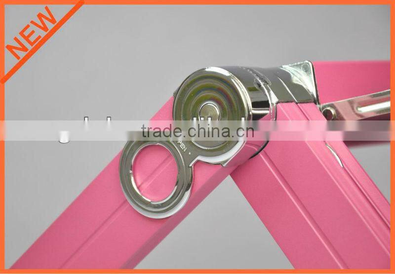 Strong and durable portable metal computer desk with mouse pad