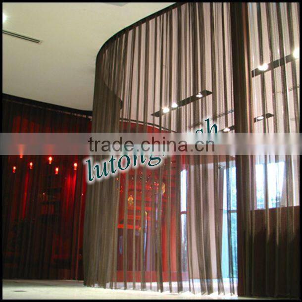 Mesh curtain fabric/2014 hot sale/factory supplying