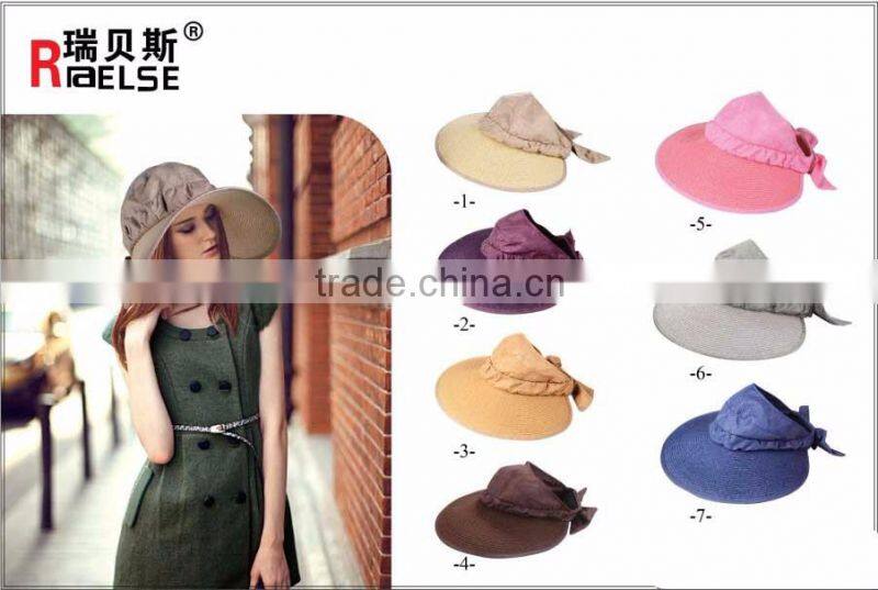 popular fashion beach hat for lady hat sun visor hat