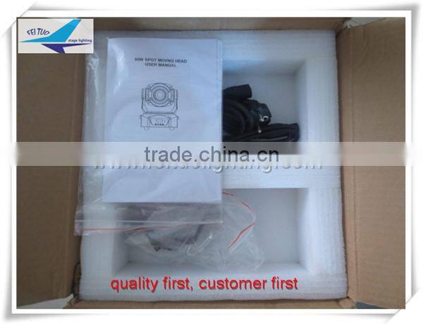 wholesales price for ( 12 pieces ) motorized stage lighting moving head 60w led