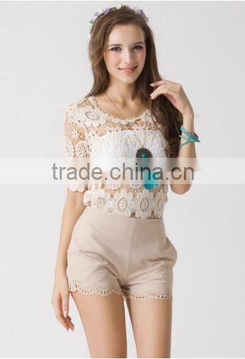 2016 new design summer women wedding lace dress