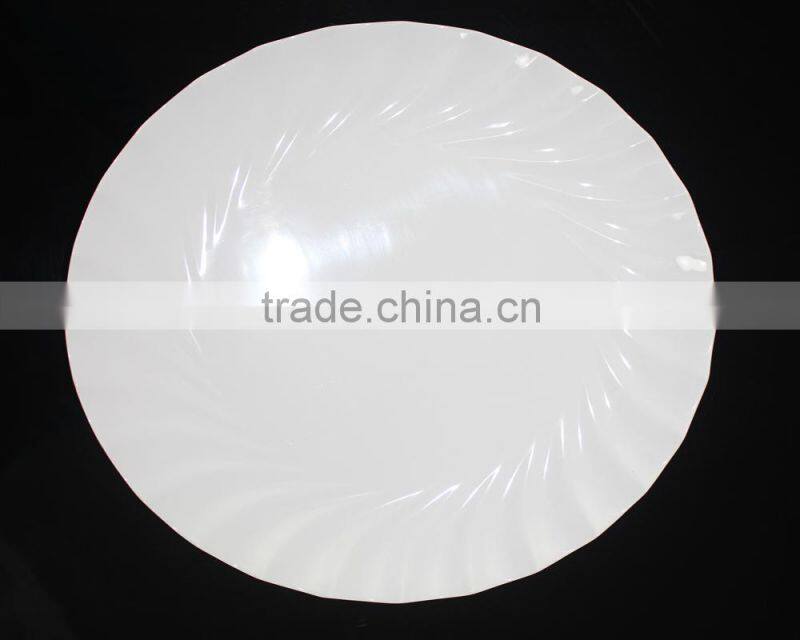 hot selling factory offer 12 inch personalized plastic dinner plates custom print melamine plates with CE ROHS SGS