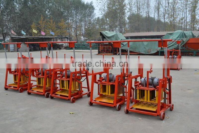 Small Manufacturing Machines Qmr 2-45 Egg Laying Concrete Block Making Machine/movable block machine