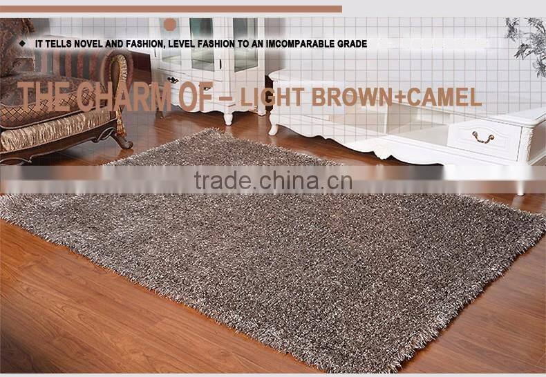 2016 hot sale light brown and white carpet rug floor carpet