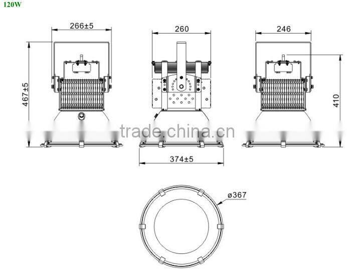 Manufacturer good heat dissipation 5years warranty high quality CE ROHS Approved Manufacturer 100lm/W led highbay light