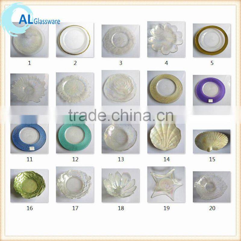 wholesale gold charger plate dinner plate