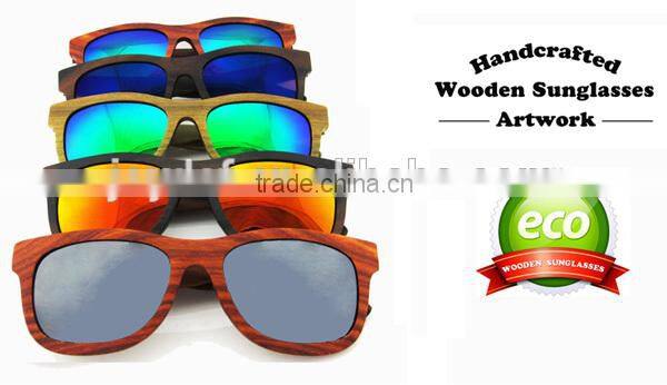 Engraved Logo Bamboo Sunglass Storage Box