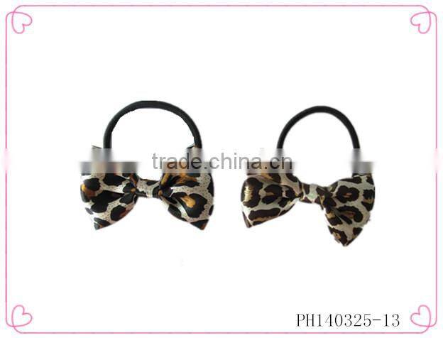 Elastic band human hair ponytail,black elastic hair bands for girls