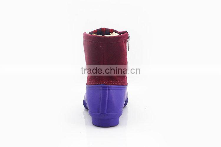 High quality Latest design Waterproof pvc transparent rain boots for kids