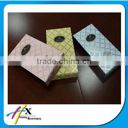 Factory price black cosmetic box with window