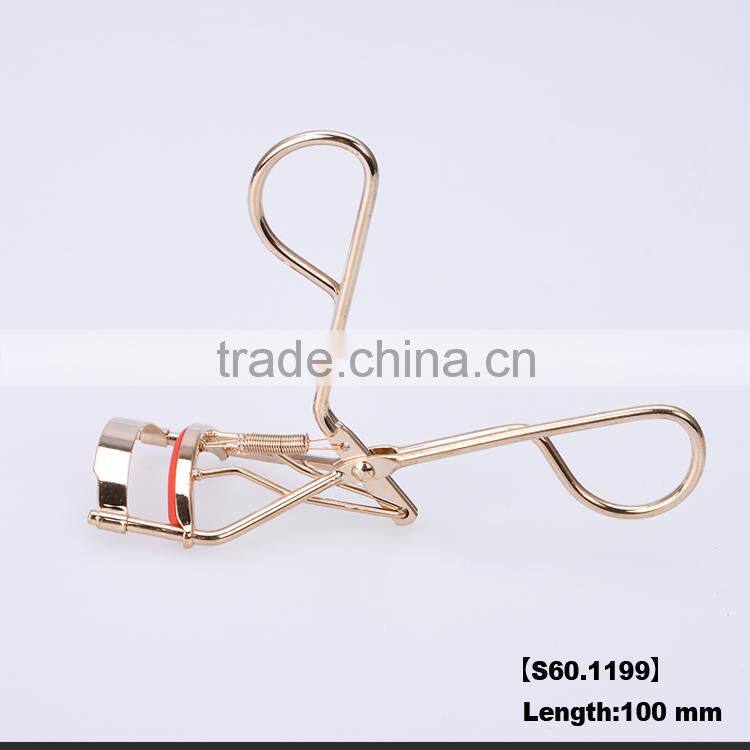 S60.1199-2015 New design professional carbon steel eyelash curler with gold-plated