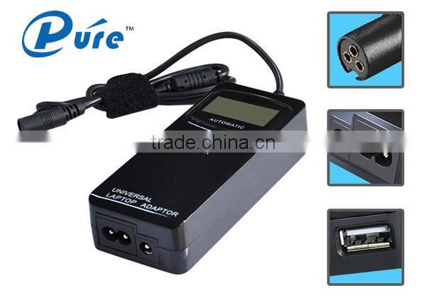 universal ac adapter 12 tips NEW connector 90W universal slim laptop ac adapter with USB and LCD dispaly