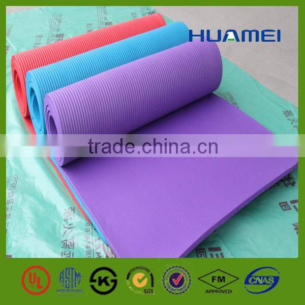 Fashionable NBR foam Yoga Mat with strap