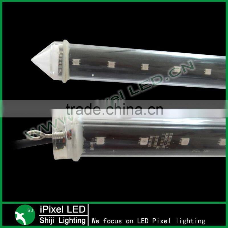 Dmx led rgb tube light waterproof led tube light 3d magic vertical tube