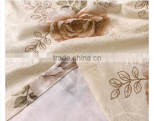 2015 hot sale printed designed No. 17 window curtains, made- up black out fabric in home or hotel