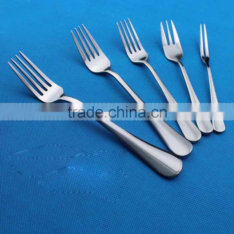 High Quality Stainless Steel Cutlery Dinner Meal Salad Fruit Cake Dessert Fork Tableware Set S65