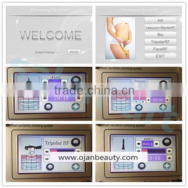 Professional ultrasonic RF&Cavitation liposuction equipment for body slimming