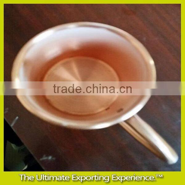 copper plating cup, 300ml copper plating cup, stainless steel coffee cup