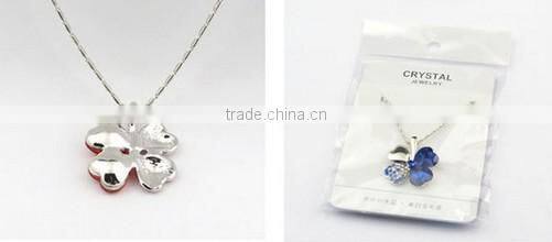 New Fashion Bib Statement Silver Plated Crystal Pendent Necklace Chain Jewellery