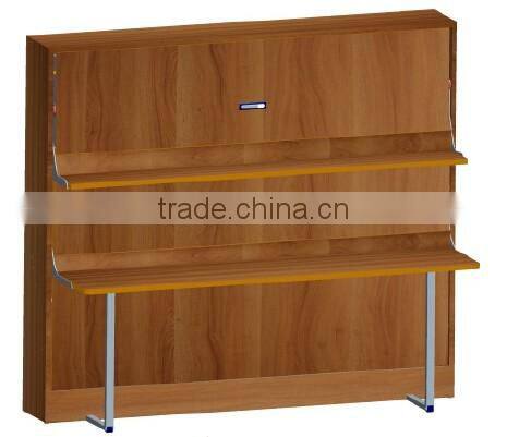 foldable wall bed mechanism wall mounted type bed hardware with desk