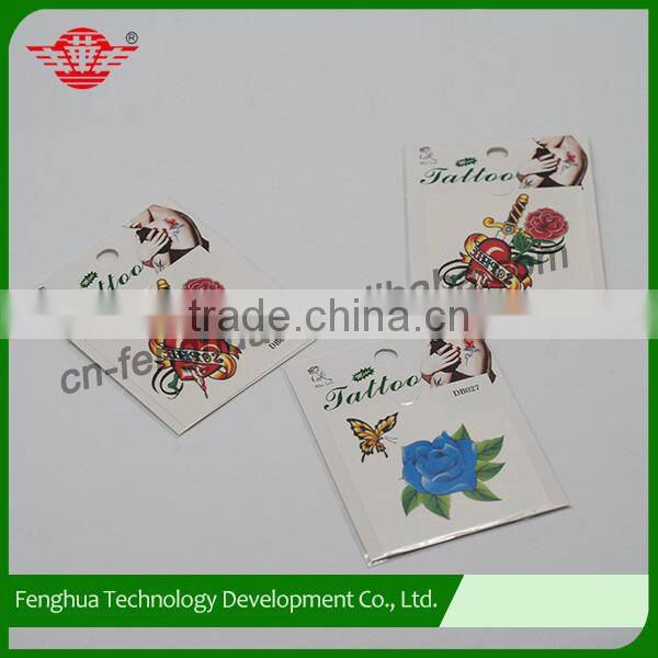 China Cheap Colorful Tattoo Face Stickers