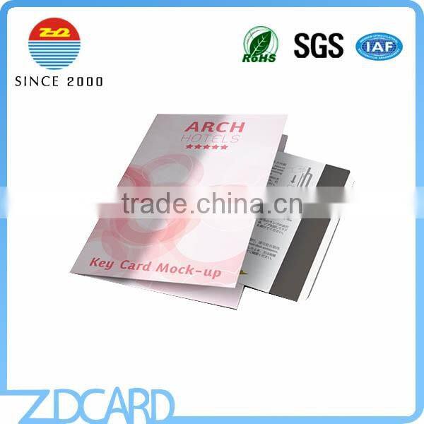 A5/A6 Coated Paper Foldable Hotel Key Card Holder