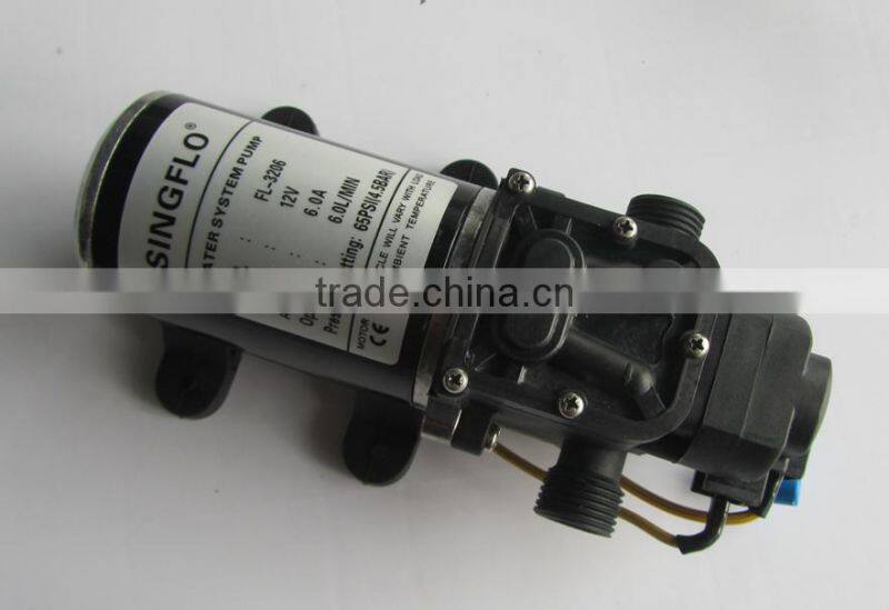 New product FL-3206 6LPM electric 12v dc mini water pump for 6Lwater heater