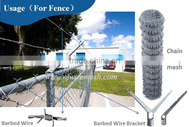 Galvanized+PVC coated Basketball/Football chain link fence/Court chain link fence(Guangzhou Factory)