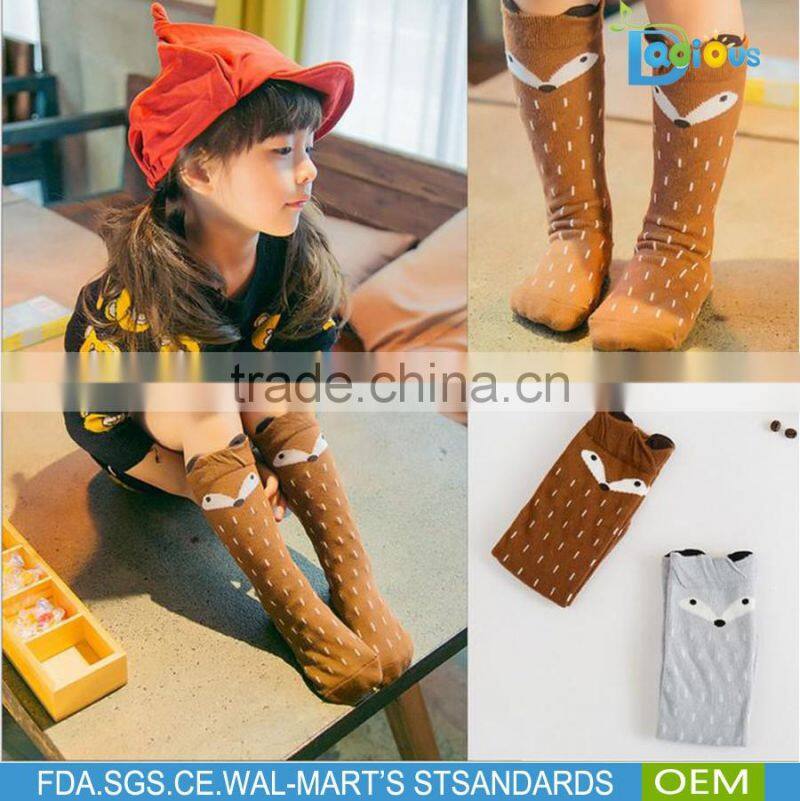 Amazon Hot Selling High Quality Child socks Kids sock wholesale Cotton Knee High Socks