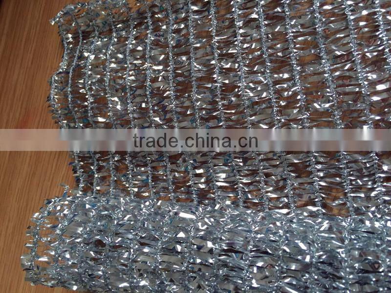 warp knitted aluminum shade net for agriculture
