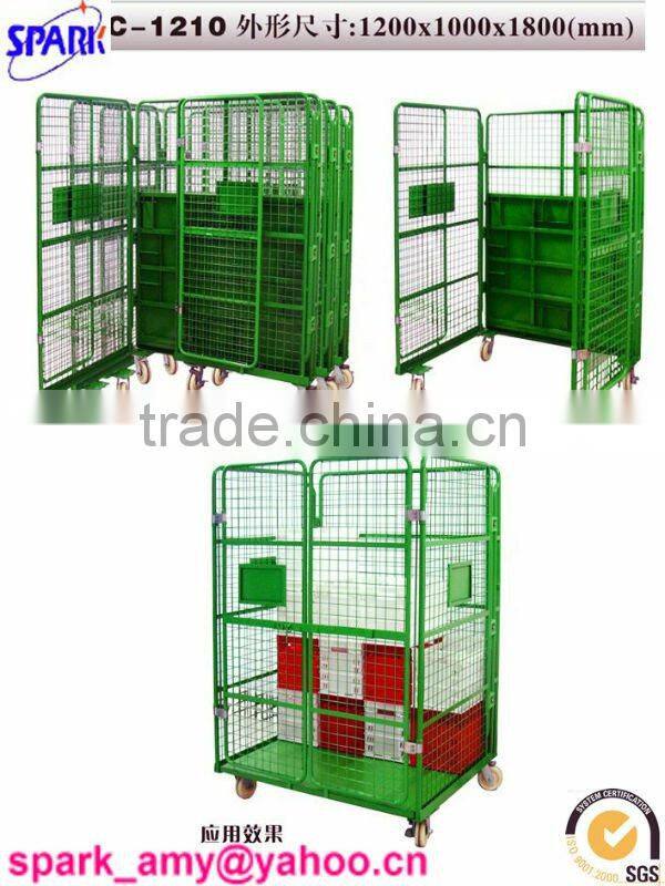4-sides foldable moving carts