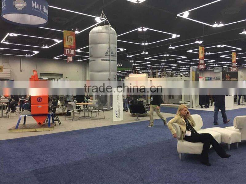 beer fermentation tank with conical bottom and relief valves