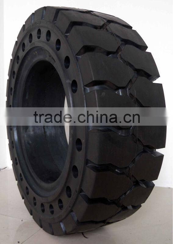 hot sale popular tread pattern solid tires with holes 6.00-9 6.50-10 7.00-12 28x9-15