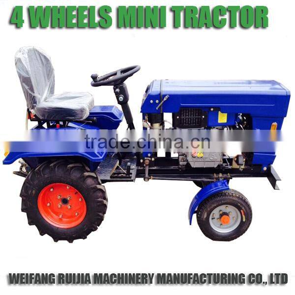 Hot sale China good quality mini tractors with tractor parts ! Tractor price list of mini farm tractor 12hp !