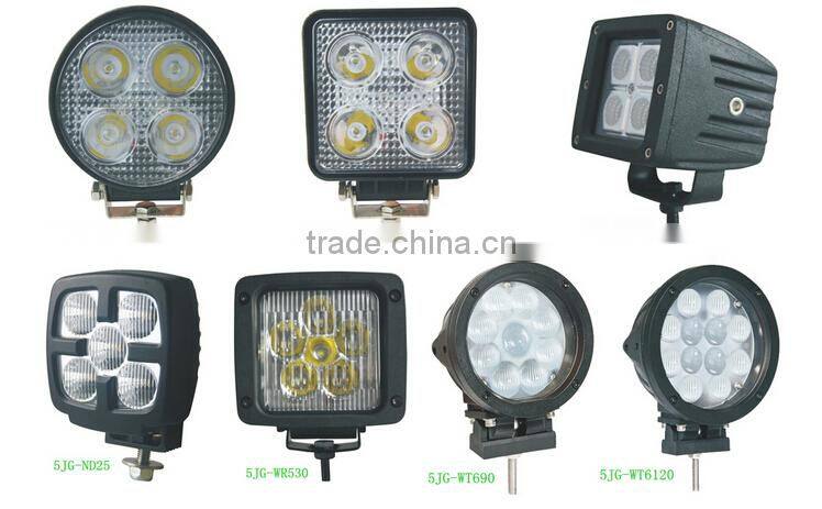 27w Square LED work light cree driving light 24v lamp for motorcycle,4x4 cars