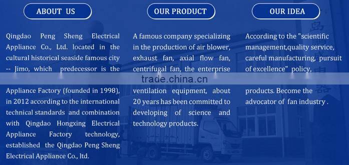 ISO industrial exhaust axial fan