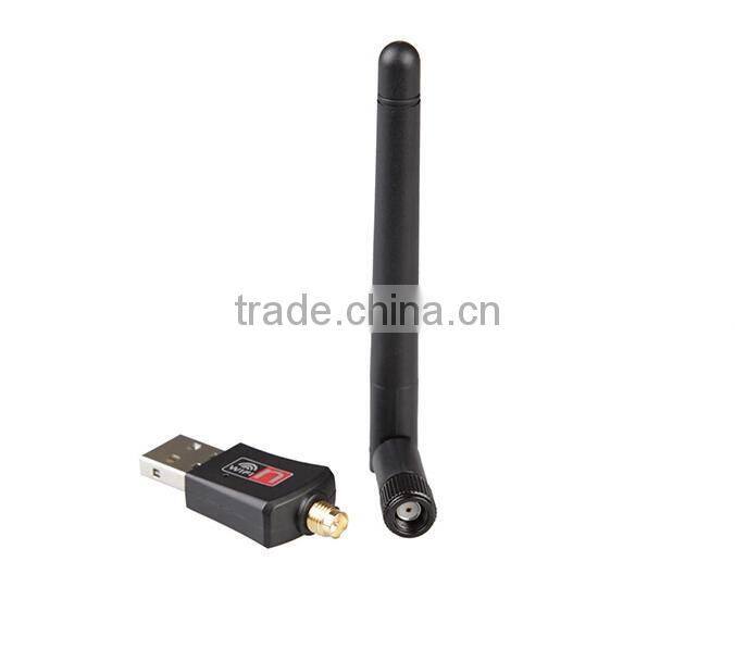 new design Mini 300M USB WiFi Wireless-N Network Networking Card with 2db/5dB Antenna LAN card Adapter