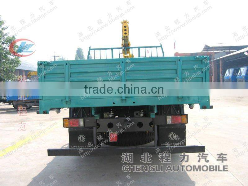 Dongfeng 4*2 jib crane truck for sale