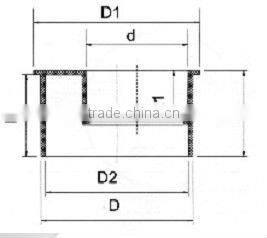 plastic reducing bush DIN/BS/UPVC reducing bush