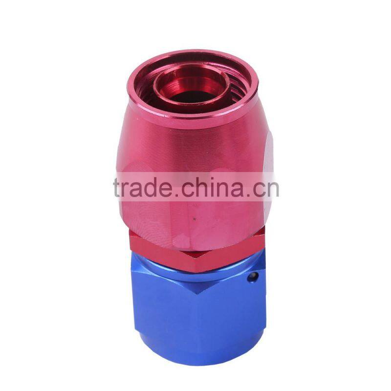 AN12 NEW Swivel Straight Anodized Aluminum Hose End Fitting Oil Fuel Gas Adapter