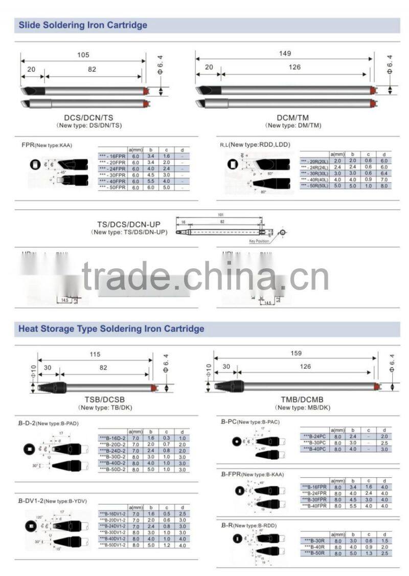Apollo Seiko soldering robot tips,apollo soldering tips