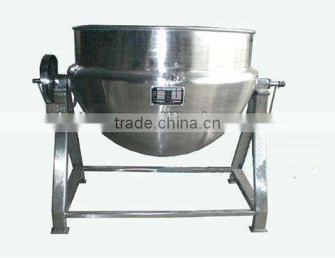 Tilting type beef steam cooking kettle