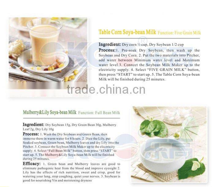 Automatic Stainless Steel Soybean Maker