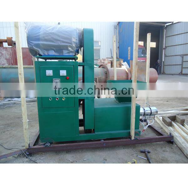 China supplier hollow wood sawdust briquette extruder machine