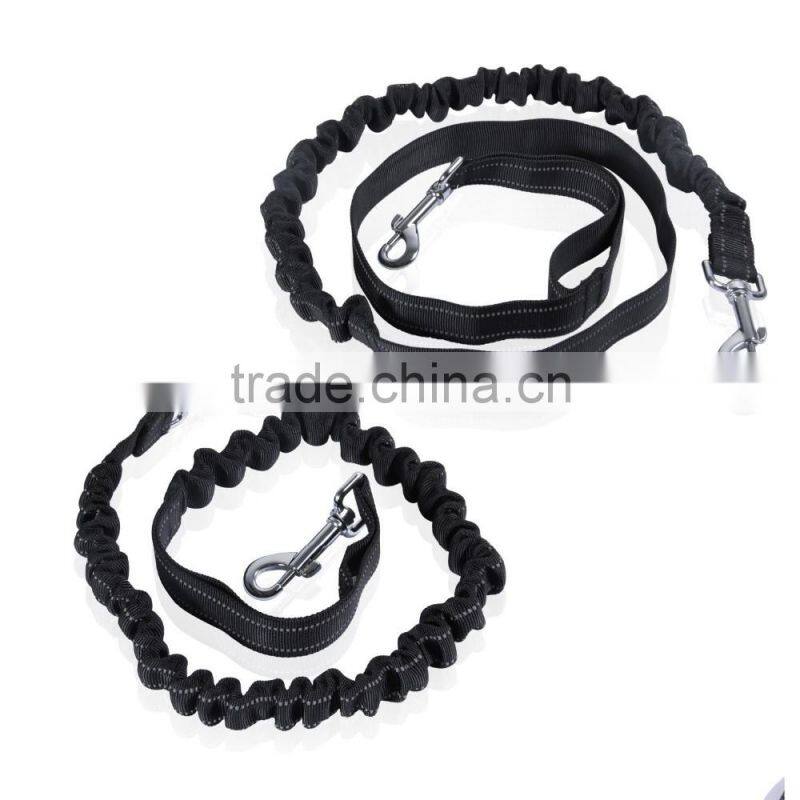 Greenwell 2 Hands Free Dog Leash Premium Reflective Runner Bungee Dog Training Leash Rope Adjustable Waist Belt with Nylon Runni