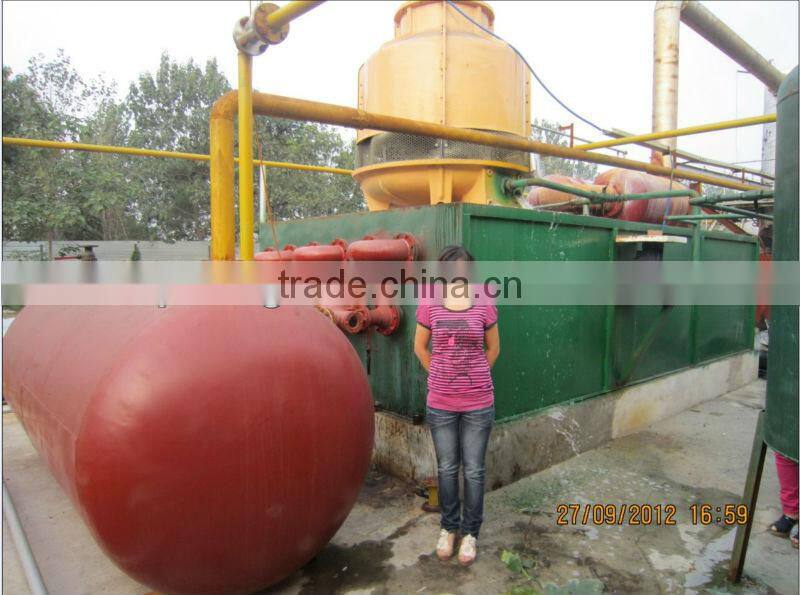 10Ton Capacity Green pyrolysis Plant of Waste Plastic To Oil Recycling