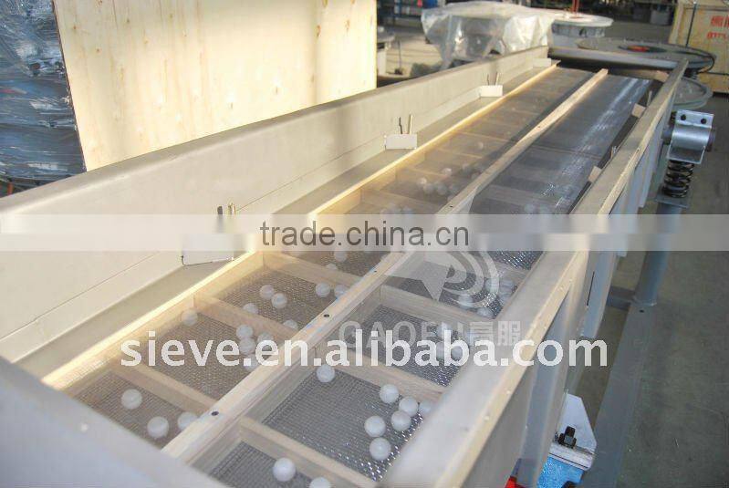vibrating screen bounce rubber ball