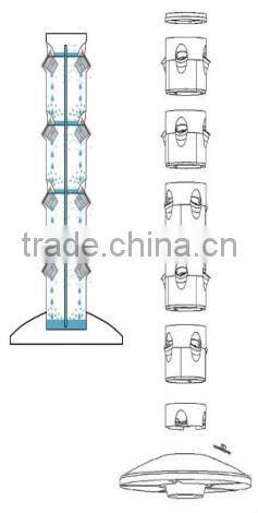 Vertical Column hydroponic Aeroponic planting system AEROPONIC TOWER