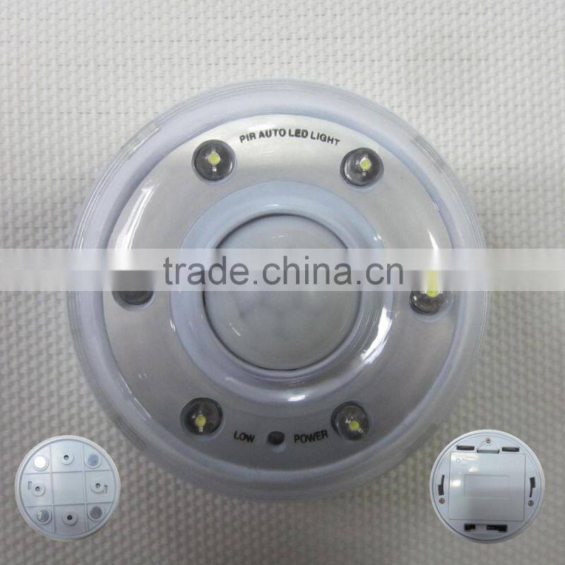 Motion Activated 6 LED Wall Sense Light With Magnet Base